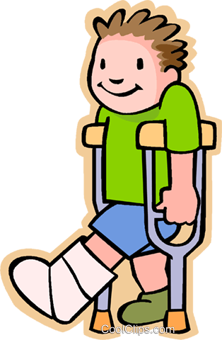 Broken Leg Png - Boy With Broken Leg Royalty Free Vector Clip Art Illustration, Transparent background PNG HD thumbnail