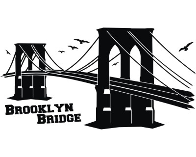 Brooklyn Bridge Clipart   Clipart Kid - Brooklyn Bridge, Transparent background PNG HD thumbnail