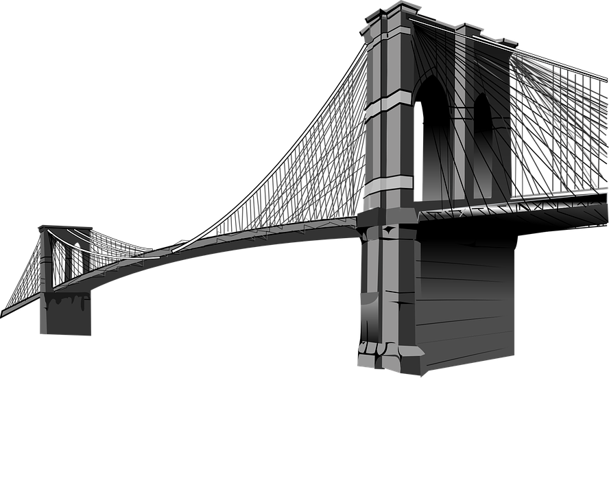 Brooklyn Bridge Suspension Bridge Bridge L - Brooklyn Bridge, Transparent background PNG HD thumbnail