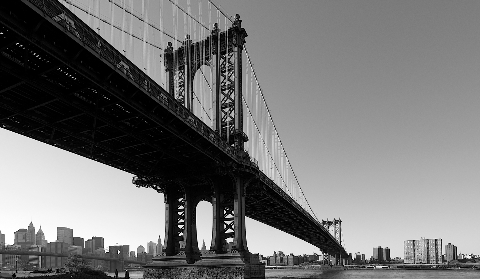 İnsan Yapımı   Manhattan Köprüsü Duvarkağıdı - Brooklyn Bridge, Transparent background PNG HD thumbnail