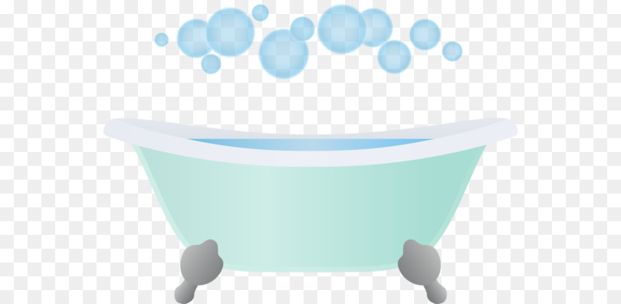 Cute cartoon bubble bath vect
