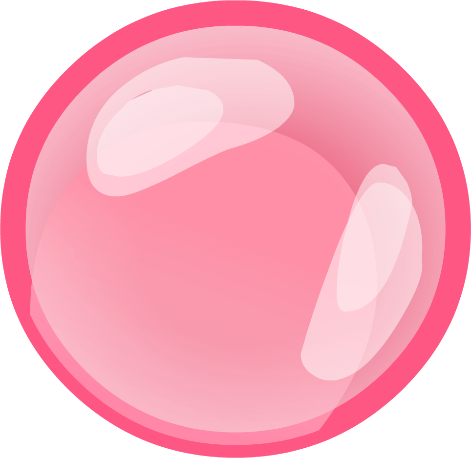 Pink Bubble Gum Clipart - Bubble Gum, Transparent background PNG HD thumbnail