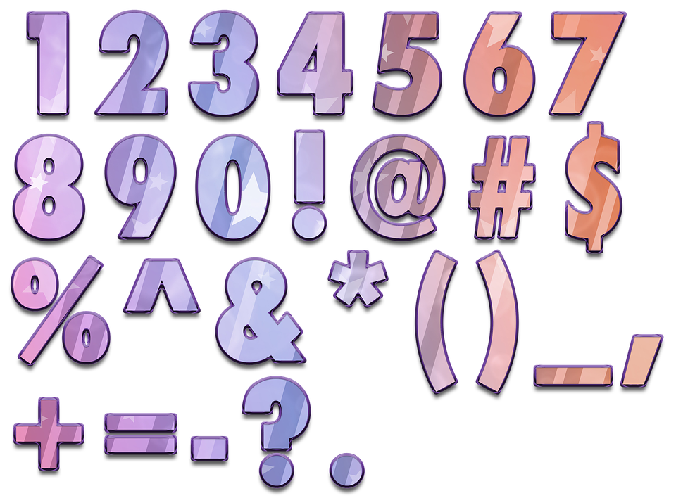 Alphabet Buchstaben Englisch Zahlen Gästebuch - Buchstaben Und Zahlen, Transparent background PNG HD thumbnail