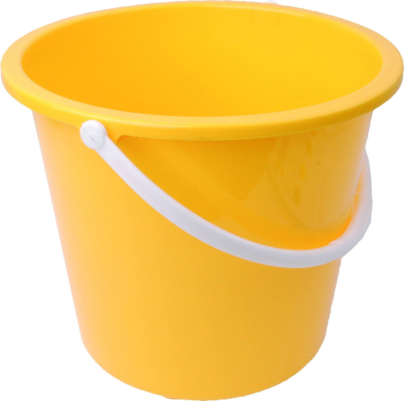 Plastic red bucket PNG image