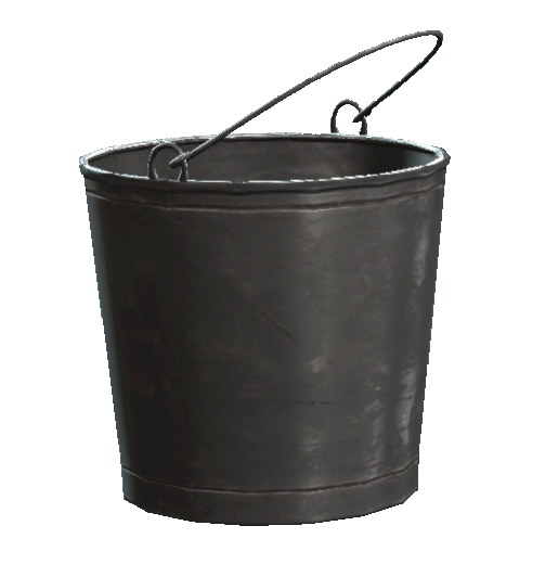 Image   Untarnished Metal Bucket.png | Fallout Wiki | Fandom Powered By Wikia - Bucket, Transparent background PNG HD thumbnail