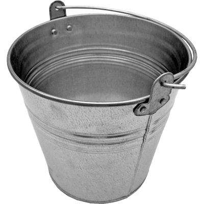 Metal Classic Bucket - Bucket, Transparent background PNG HD thumbnail