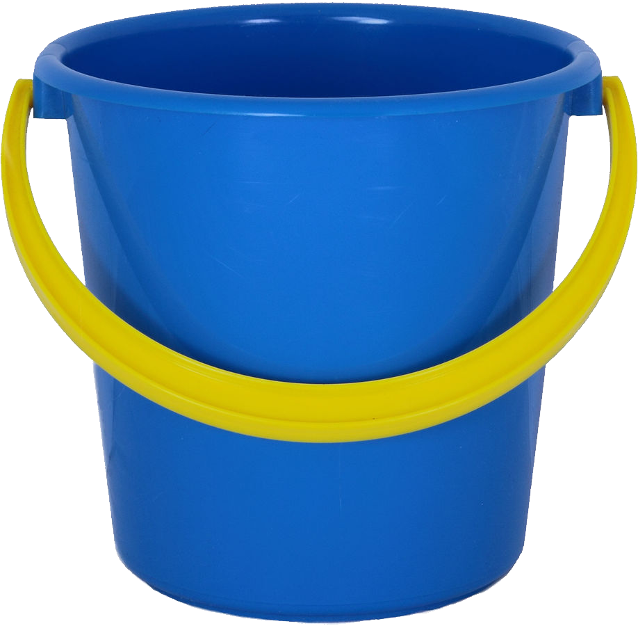 Plastic Blue Bucket Png Image - Bucket, Transparent background PNG HD thumbnail