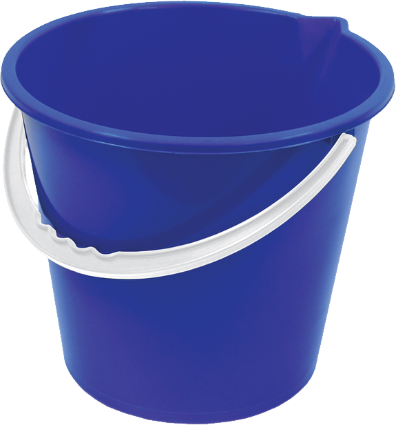 Plastic Blue Bucket Png Image Free Download - Bucket, Transparent background PNG HD thumbnail