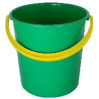 Plastic Green Bucket Png Image Png Image - Bucket, Transparent background PNG HD thumbnail
