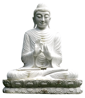 Buddha, Pray, Figure, Stone, Temple - Buddhism, Transparent background PNG HD thumbnail