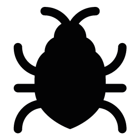 Bug Silhouette - Bugs Black And White, Transparent background PNG HD thumbnail