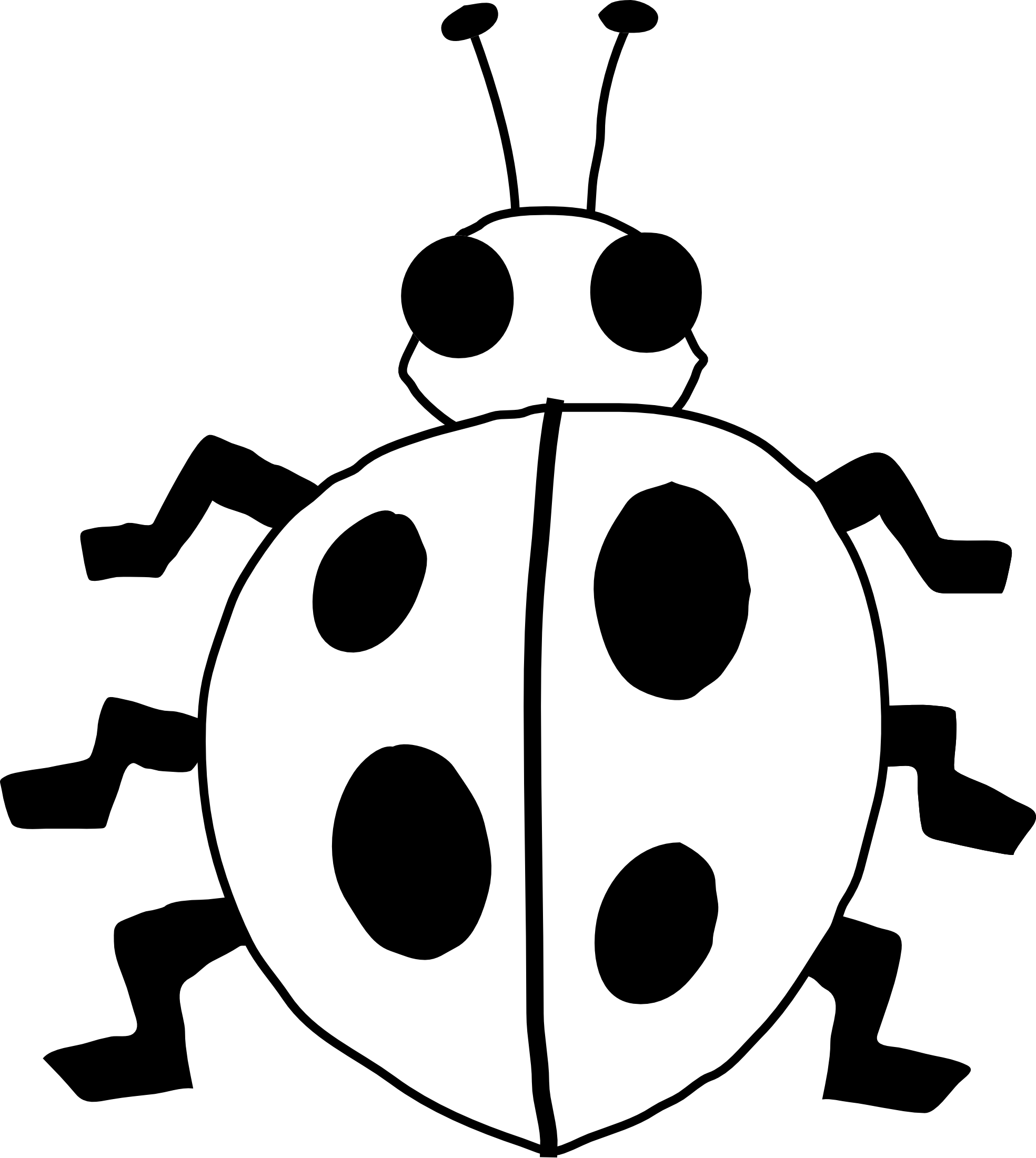 Insect Clipart Black And Whit