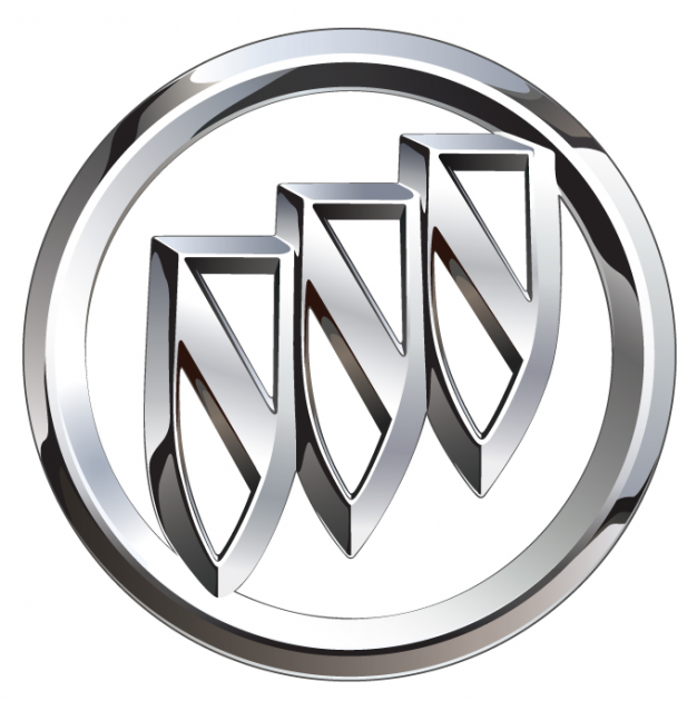 Buick Logo Chrome Tri Shield - Buick Black, Transparent background PNG HD thumbnail