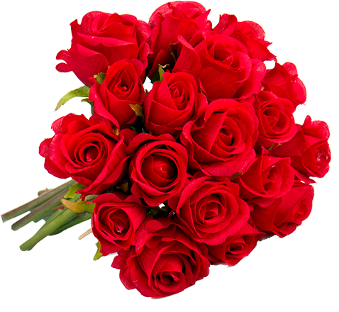Bukiet 15 czerwonych róż