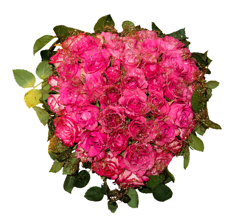 Kwiaty, Bukiet, Róż, Odosobniony, Kwiatów Układ - Bukiet Kwiatow, Transparent background PNG HD thumbnail