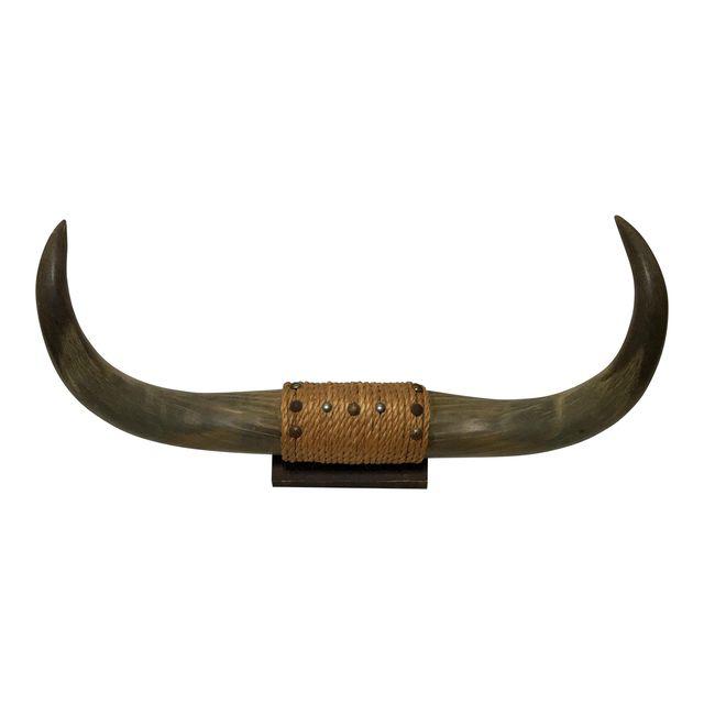 1950U0027S Mounted Bull Horns - Bull By The Horns, Transparent background PNG HD thumbnail