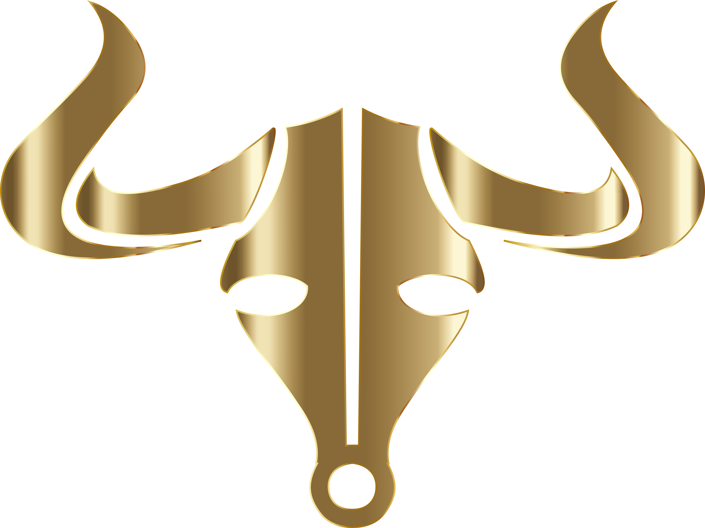 This Free Icons Png Design Of Gold Bull Icon No Background Hdpng.com  - Bull By The Horns, Transparent background PNG HD thumbnail