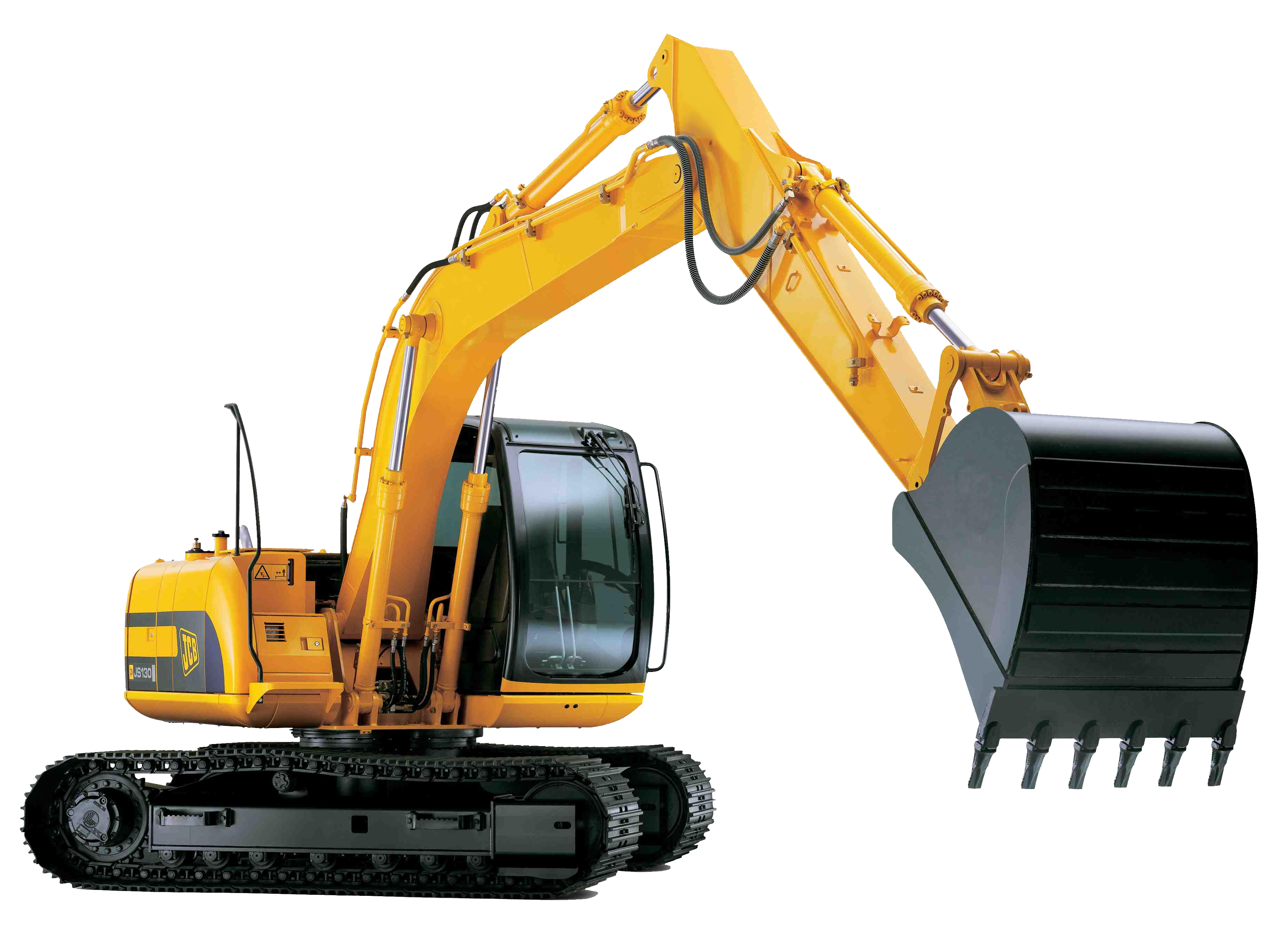 Excavator - Bulldozer, Transparent background PNG HD thumbnail