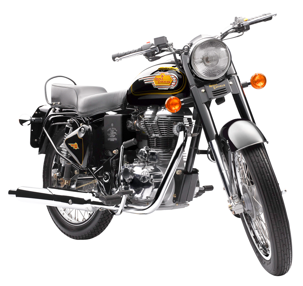 Royal Enfield Bullet 500 Motorcycle Bike Png Image - Bullet, Transparent background PNG HD thumbnail