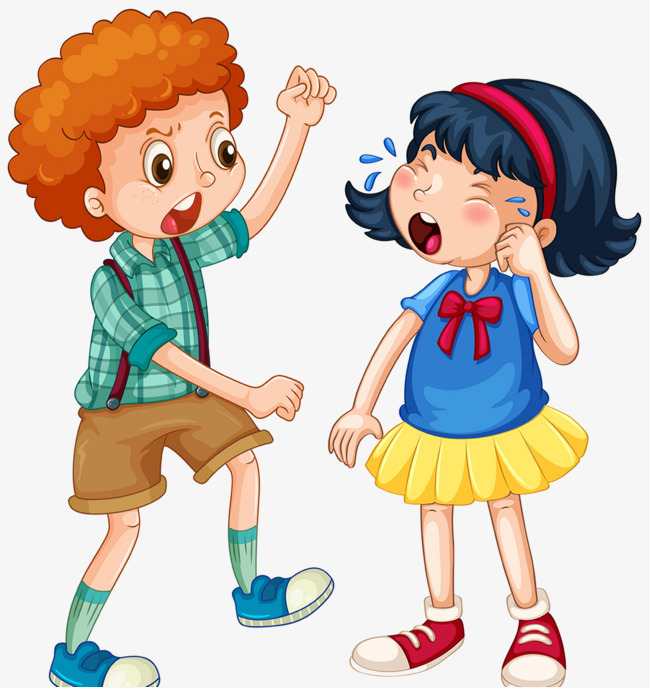 Bully Girl, Cry, Boy, Girl Png Image And Clipart - Bully Boy, Transparent background PNG HD thumbnail