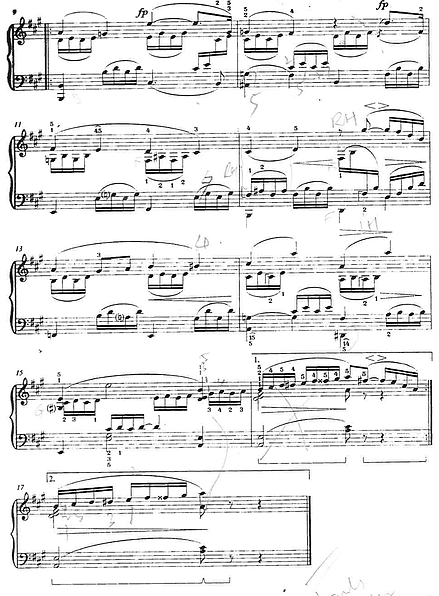 Extra Piece #1: Buntes Blatt No 1. From Bunte Blätter Op. 99 By Robert Schumann - Bunte Blatter, Transparent background PNG HD thumbnail