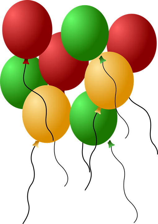 Ballon Clipart - bunt Luftbal