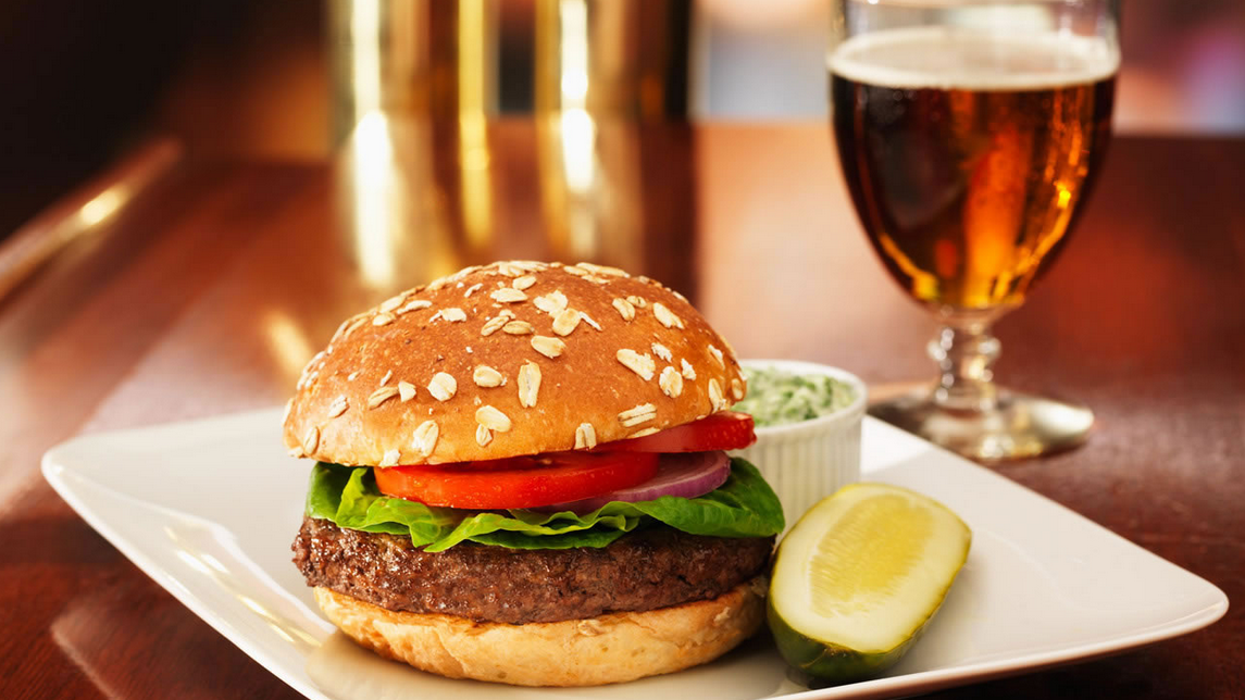 Burger And Beer PNG-PlusPNG.c