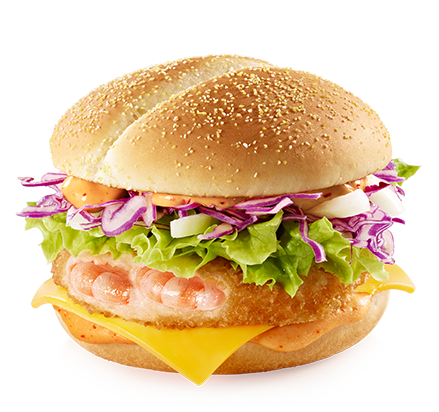 Spicy Shrimp Burger.png - Burger, Transparent background PNG HD thumbnail