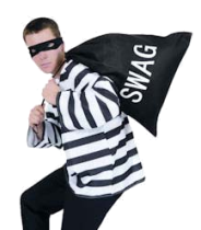 In English Swag Is Well Known Slang For Stolen Goods. The Stereotypical Image Of A - Burglar Swag, Transparent background PNG HD thumbnail