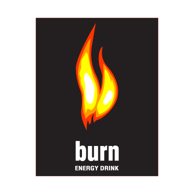 BURN ENERGY DRINK logo vector ., Burn Logo Vector PNG - Free PNG