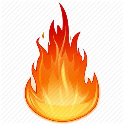 Burn, Burning, Fire, Flame, Heat Icon - Burn, Transparent background PNG HD thumbnail