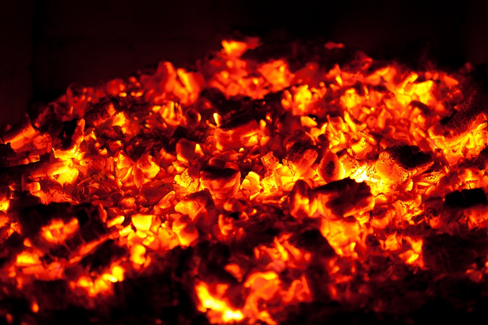 Coal Fire - Burning Coal, Transparent background PNG HD thumbnail
