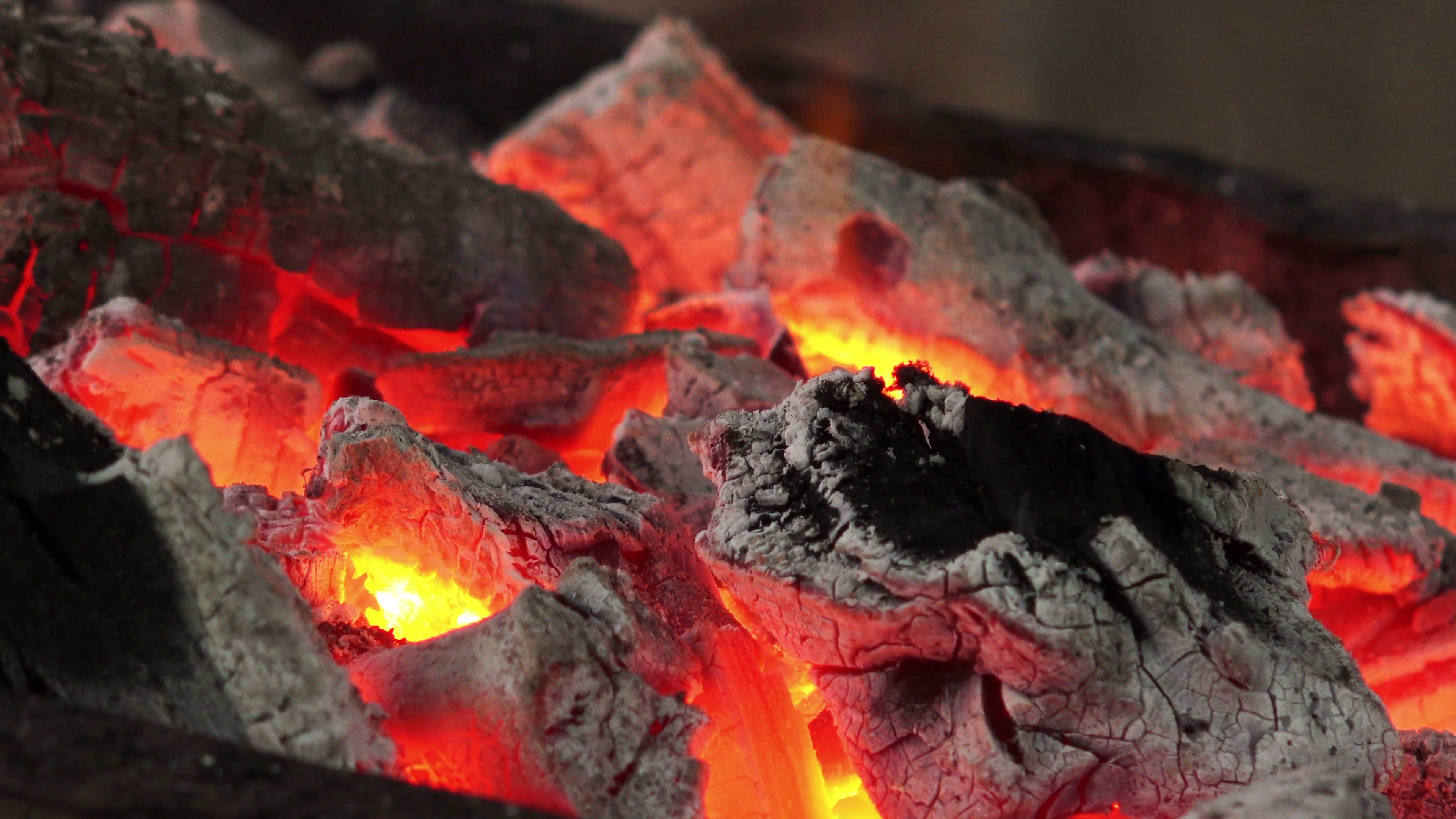 Burning Coal Png - Firewood And Hot Coal In A Grill, Fire Burning For The Meat Cooked. Stock Video Footage   Videoblocks, Transparent background PNG HD thumbnail