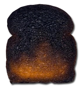 Burnt Toast - Burnt Food, Transparent background PNG HD thumbnail