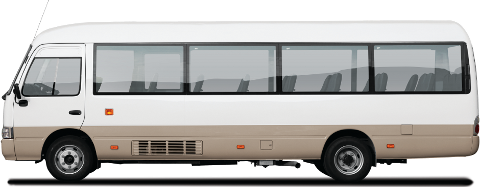 Side View - Bus Side View, Transparent background PNG HD thumbnail