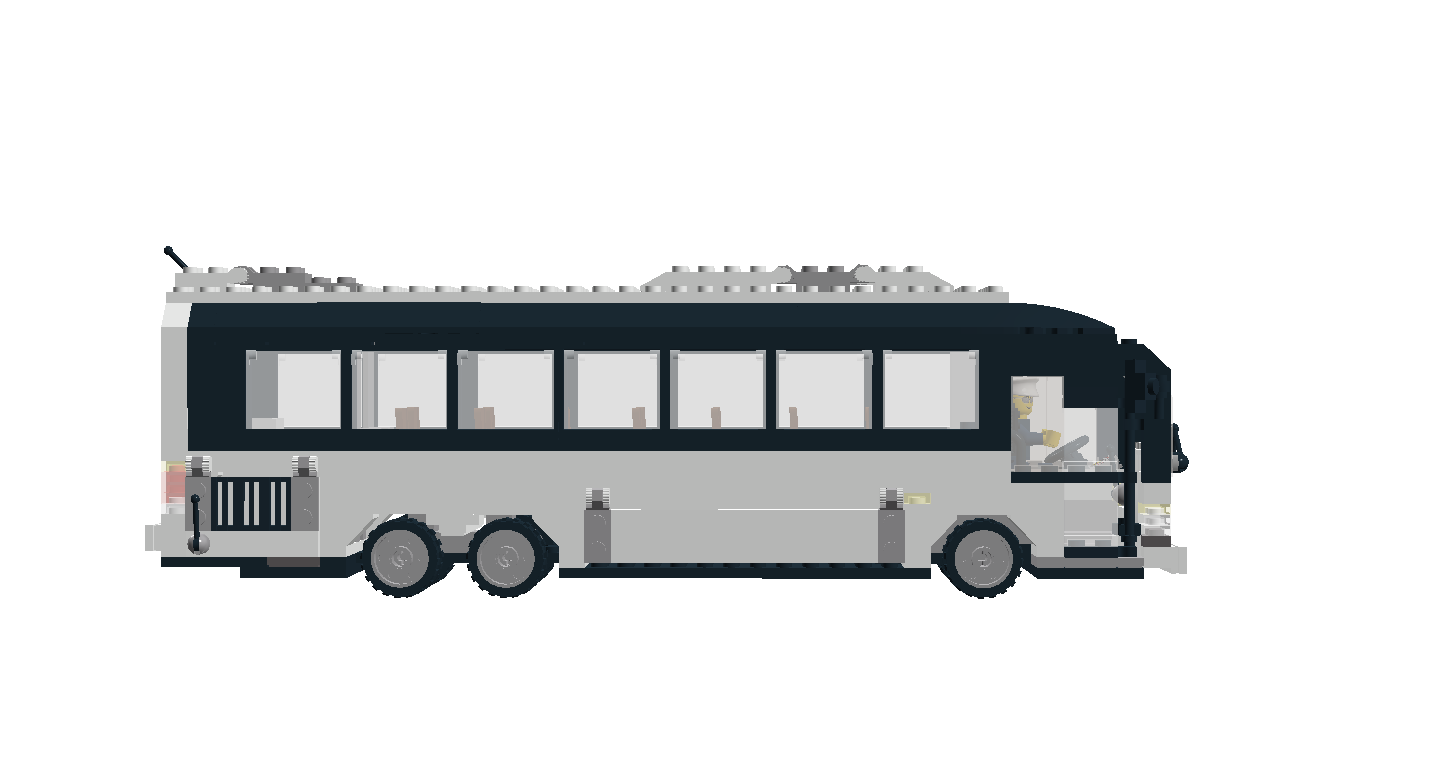 Bus side view free icon