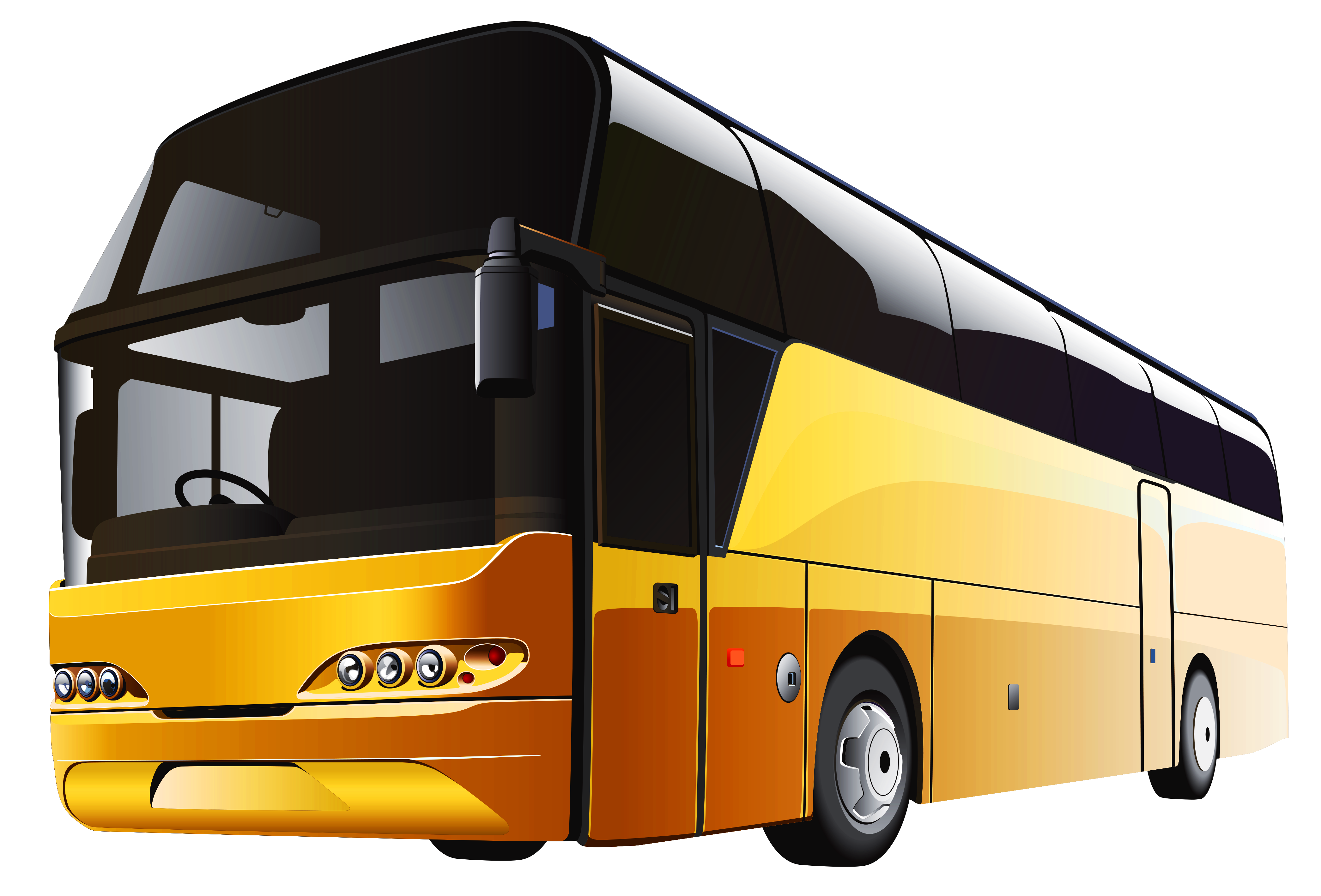 Yellow Bus Png Clipart Best - Bus, Transparent background PNG HD thumbnail