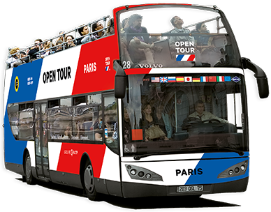 Bus Paris Open Tour - Bus Tour, Transparent background PNG HD thumbnail