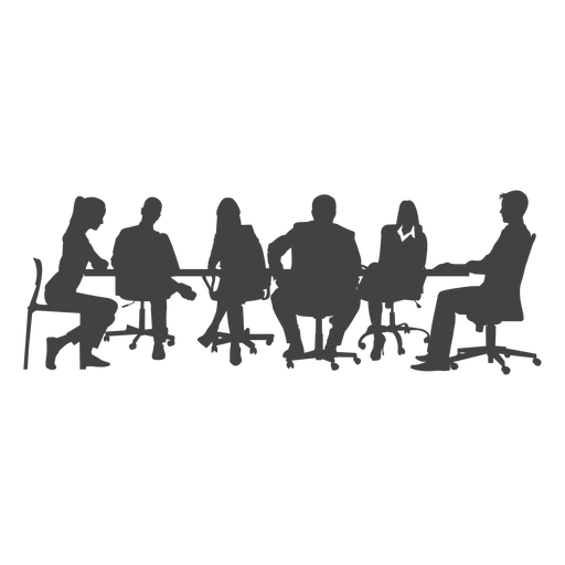 Business People Team Meeting Png - Business Meeting, Transparent background PNG HD thumbnail
