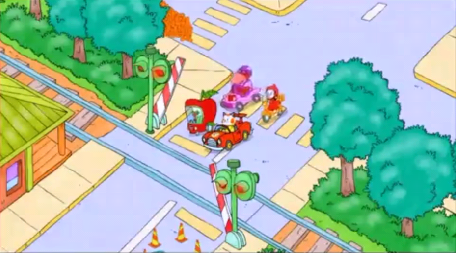 Busy Town Png - Railroad Crossing In Whereu0027S The Hero (Busytown Mysteries)1.png, Transparent background PNG HD thumbnail