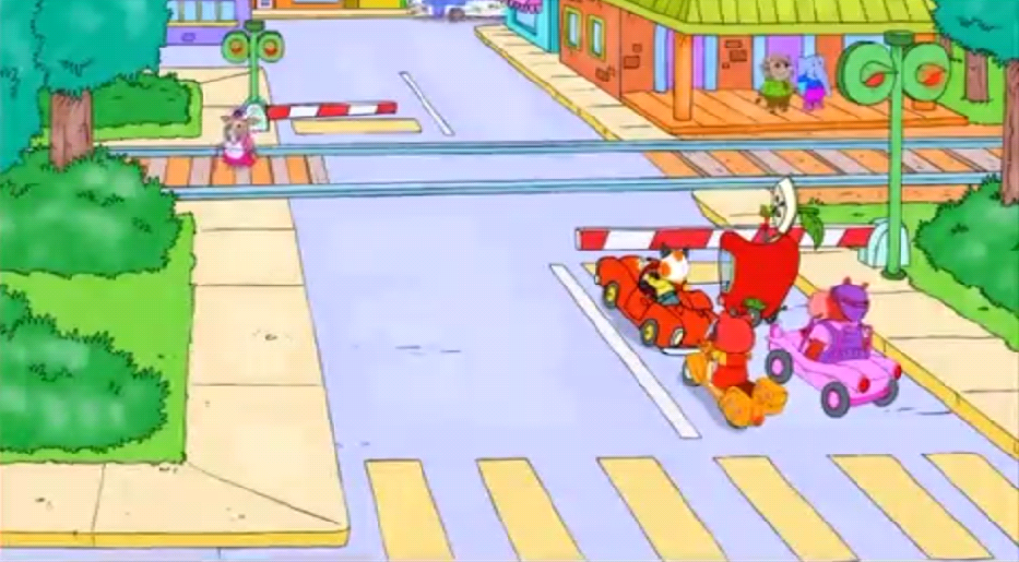 Busy Town Png - Railroad Crossing In Whereu0027S The Hero (Busytown Mysteries)2.png, Transparent background PNG HD thumbnail