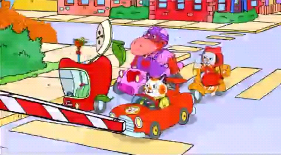 Railroad Crossing In Whereu0027S The Hero (Busytown Mysteries)5.png - Busy Town, Transparent background PNG HD thumbnail