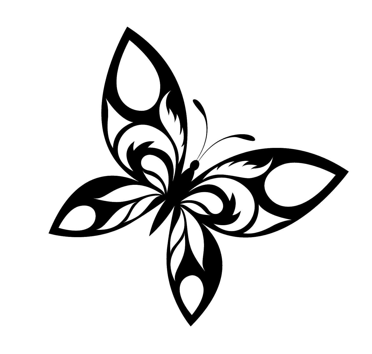 Butterfly Tattoo Designs Free Download Png Png Image - Butterfly Design, Transparent background PNG HD thumbnail
