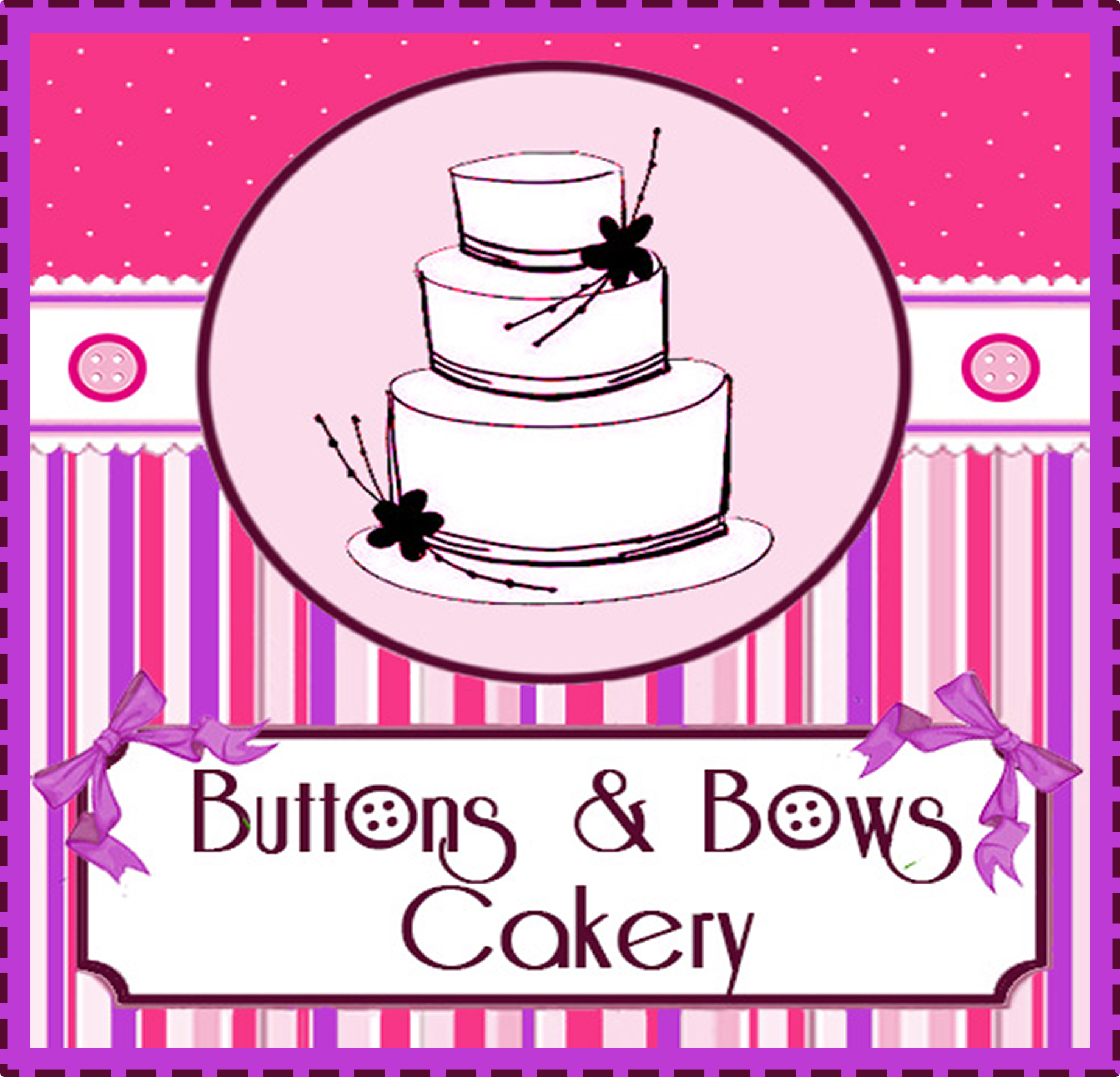 Buttons U0026 Bows Cakery - Buttons And Bows, Transparent background PNG HD thumbnail