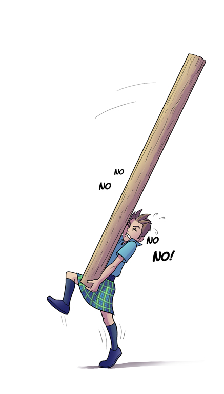 Image - Caber Toss, Transparent background PNG HD thumbnail