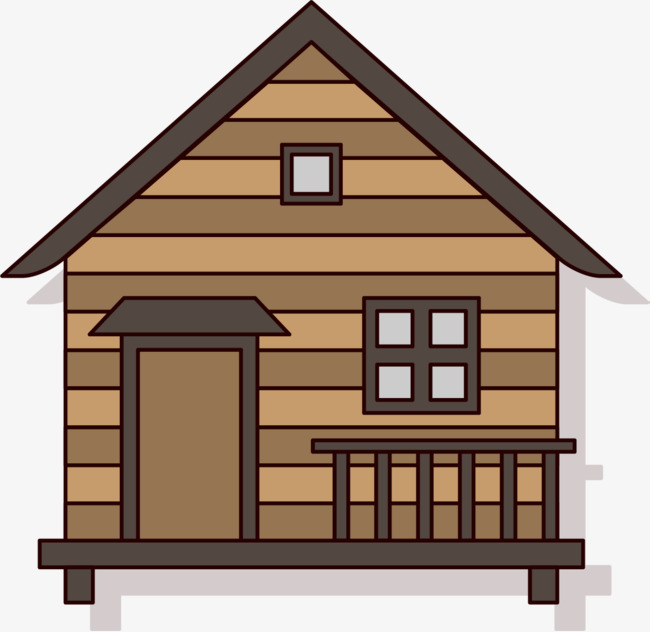 Cartoon Forest Hut, Cartoon House, Cartoon Architecture, Log Cabin Png And Vector - Cabin, Transparent background PNG HD thumbnail