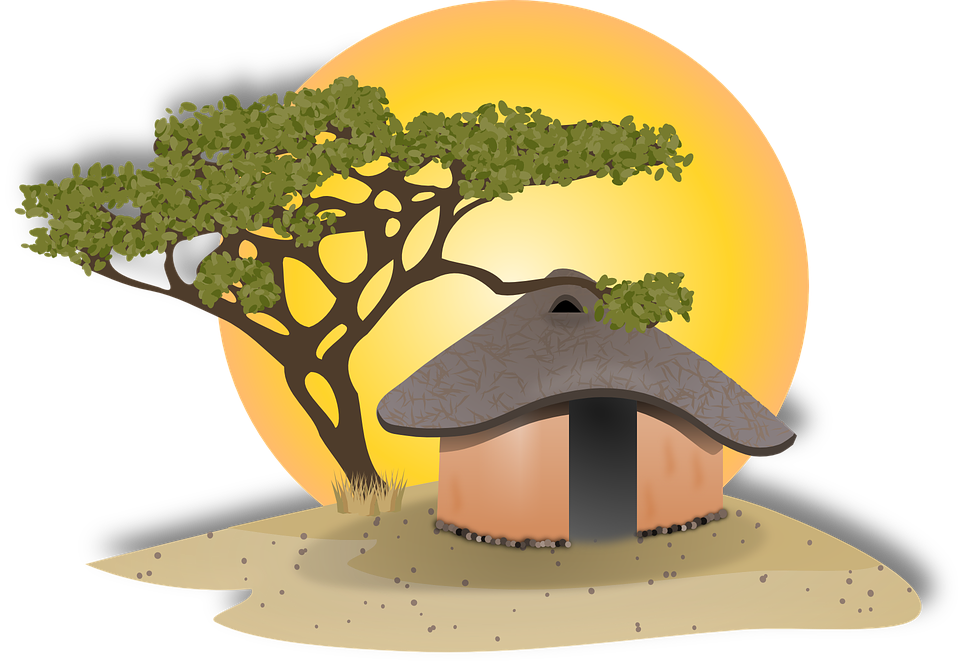 Hut Cottage Africa African Cabin Kraal Lodge - Cabin, Transparent background PNG HD thumbnail