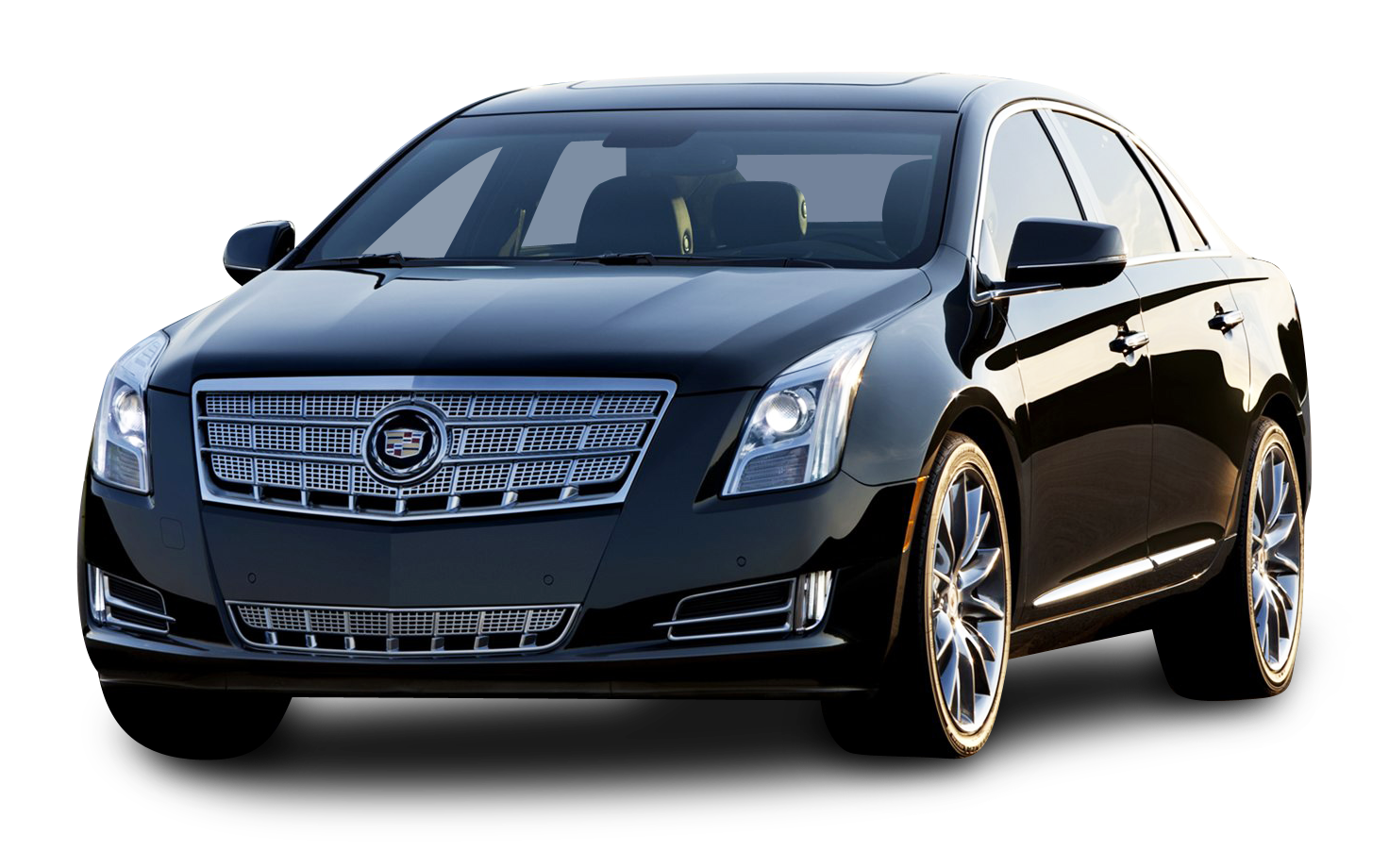 Cadillac Xts Black Car Png Image - Cadillac, Transparent background PNG HD thumbnail