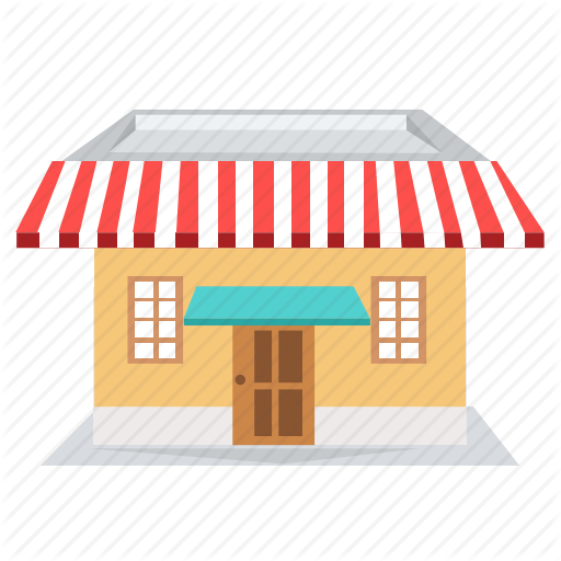 Building, Cafe, Home, House, Market, Shop Icon - Cafe Building, Transparent background PNG HD thumbnail