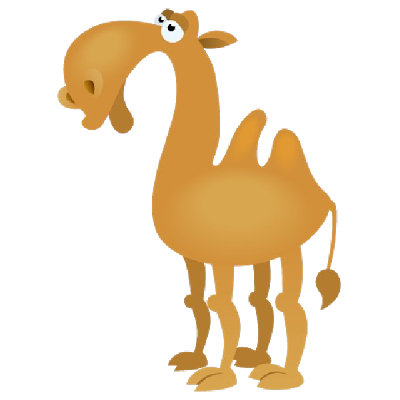Camel Cartoon Clipart_010.png (400×400) - Camel Cartoon, Transparent background PNG HD thumbnail